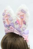 画像3: LOLITA / うさみみカチューシャ  白ｘピンク I-26-01-20-105-LO-ZA-AS-ZI (3)