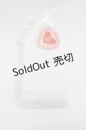 画像: BABY,THE STARS SHINE BRIGHT / 小レースオーバーニーソックス  白 I-26-01-20-109-BA-ZA-SA-ZI