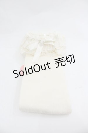 画像: BABY,THE STARS SHINE BRIGHT / 小レースオーバーニーソックス  生成り I-26-01-20-111-BA-ZA-SA-ZI