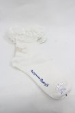 画像2: ALICE and the PIRATES / トーションレースクルー丈ソックス  白 I-26-01-20-114-PA-ZA-SA-ZI (2)