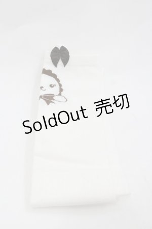 画像: BABY,THE STARS SHINE BRIGHT / くまくみゃオーバーニーソックス  白 I-26-01-20-117-BA-ZA-SA-ZI