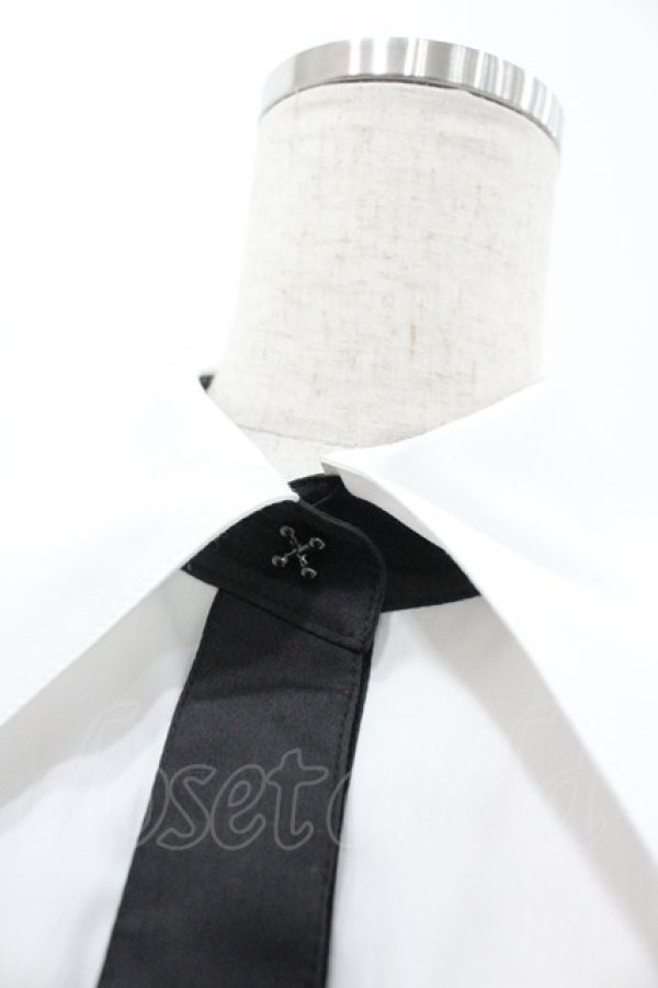 画像3: MIHO MATSUDA / ブラウス・シーレ M 黒Ｘ白 I-26-01-20-013-GO-BL-SA-ZI (3)