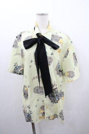 画像: MILKBOY / HONEYEDシャツ  イエロー I-26-01-20-018-MB-BL-SA-ZI