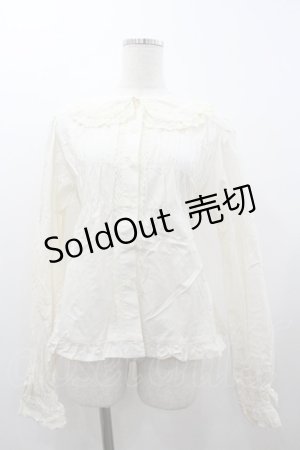 画像: BABY,THE STARS SHINE BRIGHT / ベビードールブラウス  生成り I-26-01-20-003-BA-BL-SA-ZI