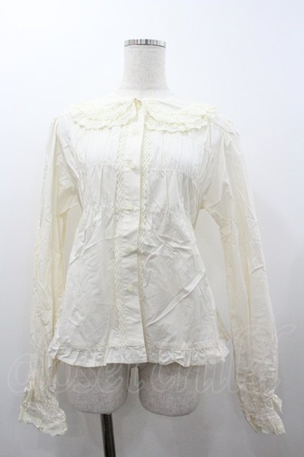 画像1: BABY,THE STARS SHINE BRIGHT / ベビードールブラウス  生成り I-26-01-20-003-BA-BL-SA-ZI (1)