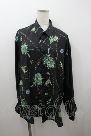 画像: MILKBOY / LILYシャツ  黒 I-26-01-20-023-MB-BL-AS-ZI