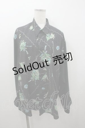 画像: MILKBOY / LILYシャツ  黒 I-26-01-20-023-MB-BL-AS-ZI