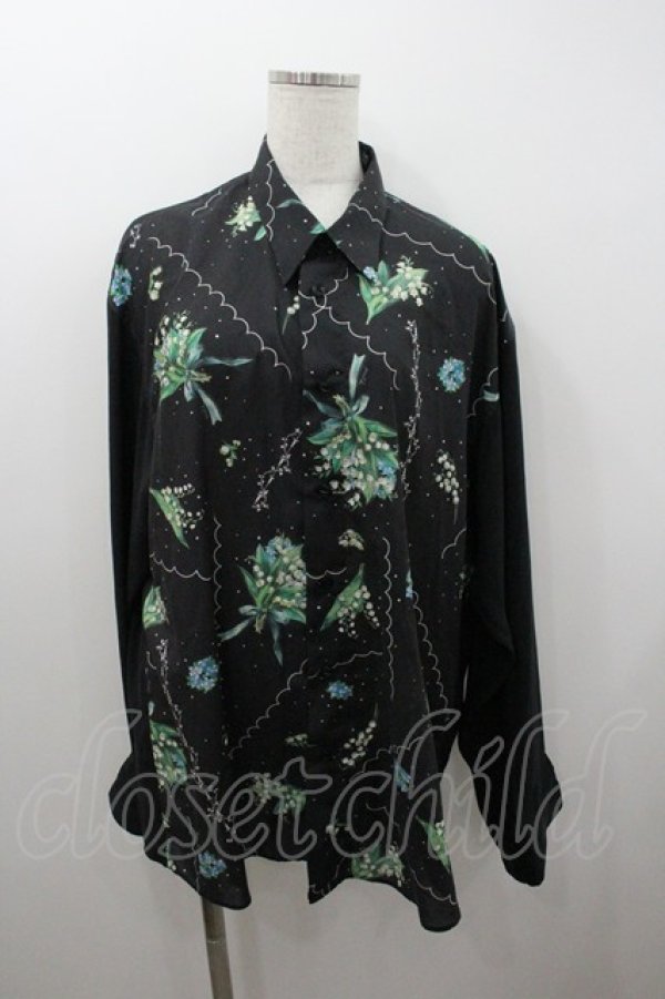 画像1: MILKBOY / LILYシャツ  黒 I-26-01-20-023-MB-BL-AS-ZI (1)