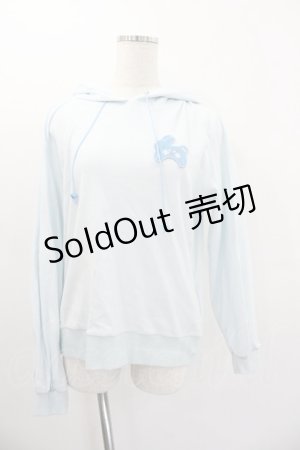 画像: Angelic Pretty / Bunny Iconパーカ  サックス I-26-01-20-025-AP-TO-AS-ZI