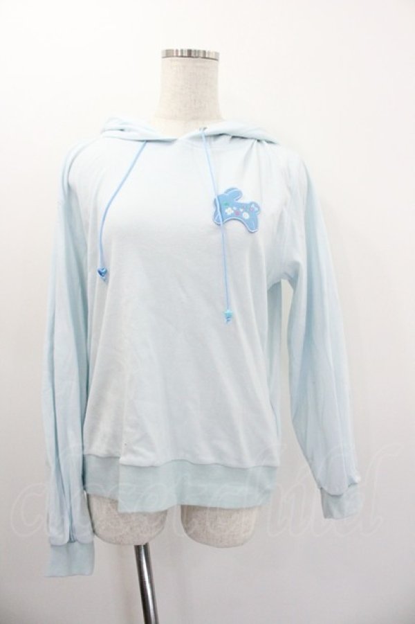 画像1: Angelic Pretty / Bunny Iconパーカ  サックス I-26-01-20-025-AP-TO-AS-ZI (1)