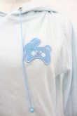 画像2: Angelic Pretty / Bunny Iconパーカ  サックス I-26-01-20-025-AP-TO-AS-ZI (2)
