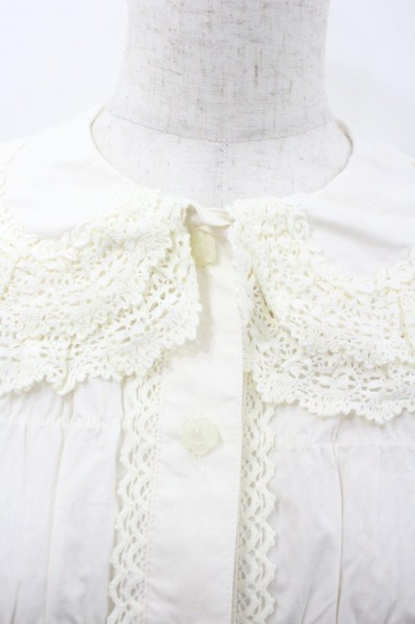 画像3: BABY,THE STARS SHINE BRIGHT / ベビードールブラウス  生成り I-26-01-20-003-BA-BL-SA-ZI (3)