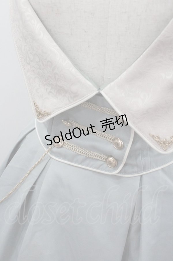 画像2: Amavel / Galette des Roisホルタージャンパースカート  ミントＸアイボリー I-26-01-22-033-CA-OP-SA-ZI (2)