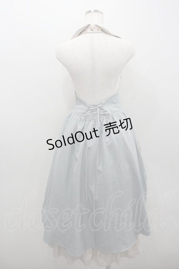 画像3: Amavel / Galette des Roisホルタージャンパースカート  ミントＸアイボリー I-26-01-22-033-CA-OP-SA-ZI (3)