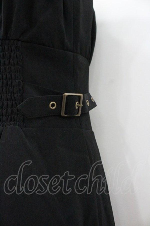 画像3: axes femme POETIQUE / プリーツデザインロングワンピース  黒 I-26-01-22-042-AX-OP-SA-ZI (3)