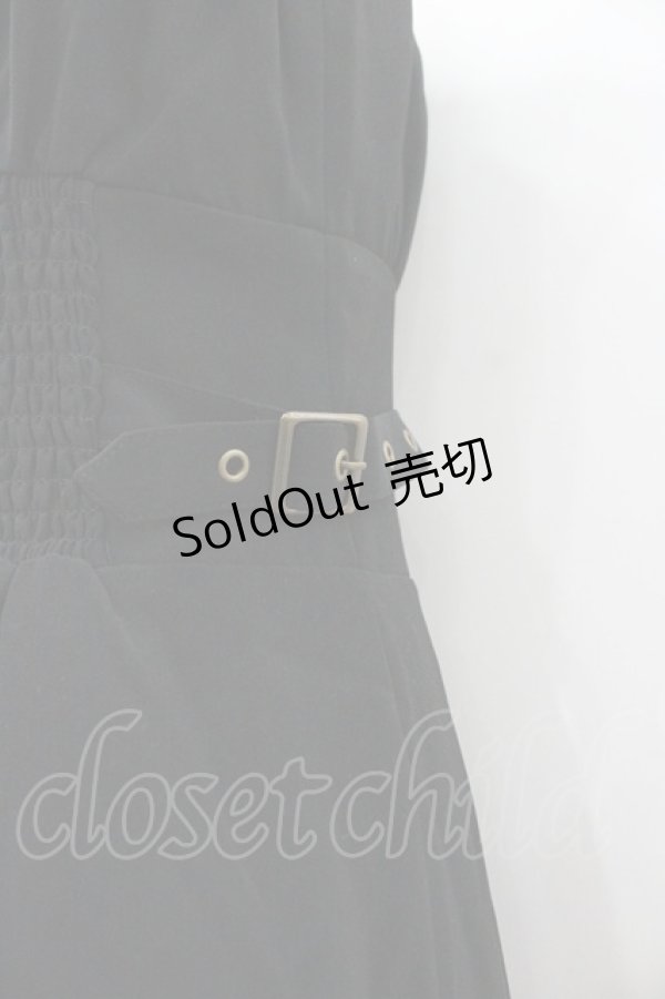 画像3: axes femme POETIQUE / プリーツデザインロングワンピース  黒 I-26-01-22-042-AX-OP-SA-ZI (3)