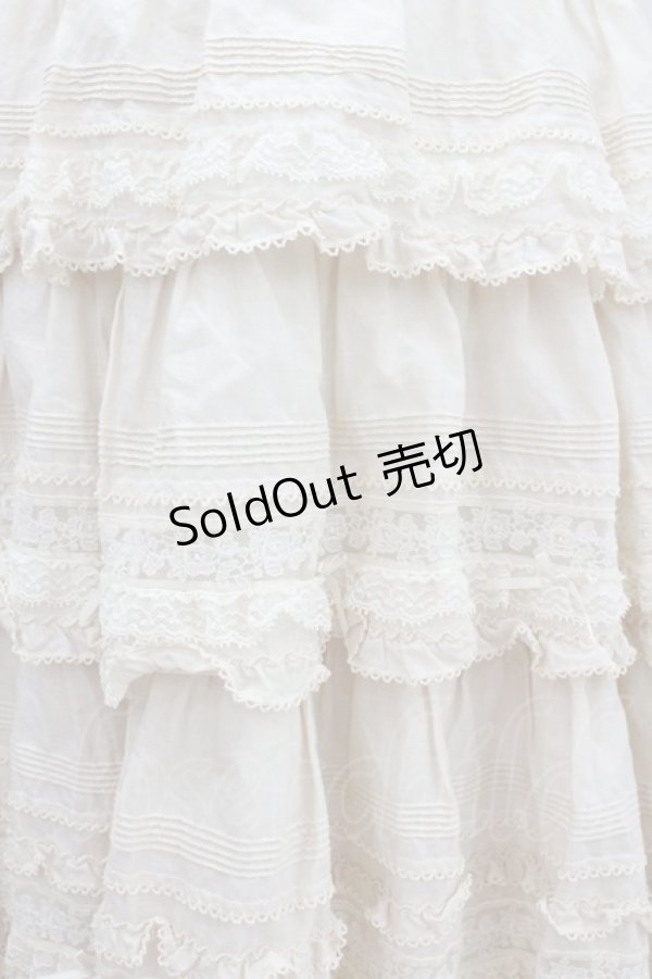 画像3: PINK HOUSE / レースフリル使いスカート  生成り I-26-01-22-061-LO-SK-SA-ZI (3)