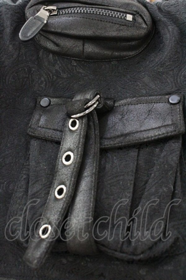 画像3: Qutie Frash / ミリタリーショートパンツ L 黒 I-26-01-22-063-QU-PA-SA-ZI (3)