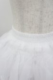 画像2: AND ROMEO / 3段レース付きボリュームパニエ  白 I-26-01-22-064-LO-SK-SA-ZI (2)