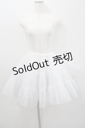 画像: LOLITAその他(お買取対象外) / ミニチュールパニエ  白 I-26-01-22-065-LO-SK-SA-ZI