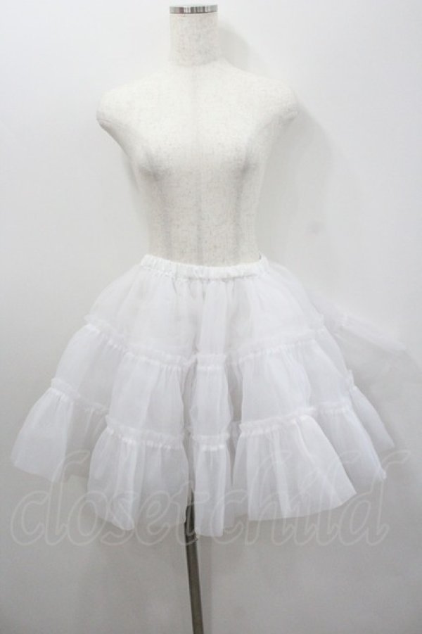 画像1: LOLITAその他(お買取対象外) / ミニチュールパニエ  白 I-26-01-22-065-LO-SK-SA-ZI (1)