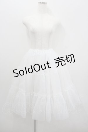 画像: LOLITAその他(お買取対象外) / チュールロングパニエ  白 I-26-01-22-066-LO-SK-SA-ZI