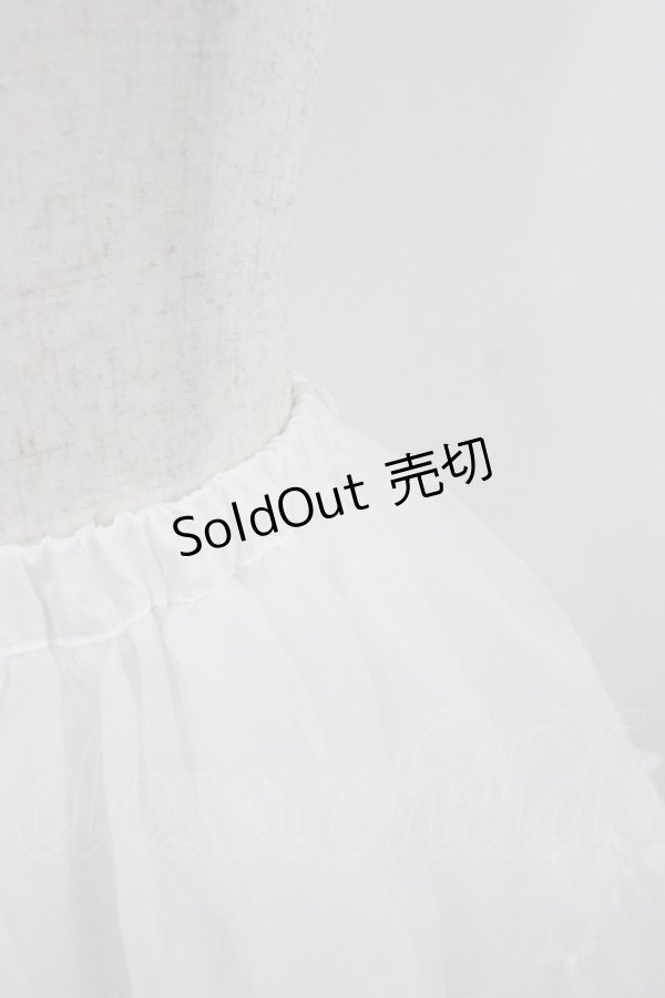 画像2: LOLITAその他(お買取対象外) / チュールロングパニエ  白 I-26-01-22-066-LO-SK-SA-ZI (2)