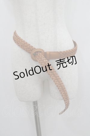 画像: PINK HOUSE / メッシュベルト  ブラウン I-26-01-22-067-LO-ZA-SA-ZI