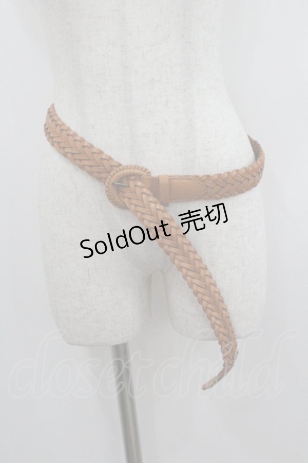 画像1: PINK HOUSE / メッシュベルト  ブラウン I-26-01-22-067-LO-ZA-SA-ZI (1)