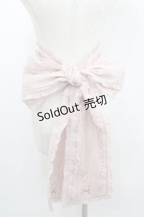 画像1: PINK HOUSE / 配色使いローンサッシュベルト  ピンク I-26-01-22-070-LO-ZA-SA-ZI (1)