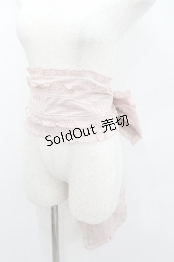 画像3: PINK HOUSE / 配色使いローンサッシュベルト  ピンク I-26-01-22-070-LO-ZA-SA-ZI (3)