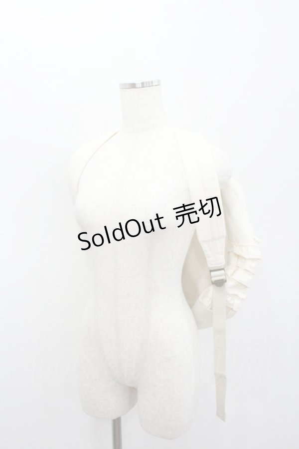 画像3: PINK HOUSE / ピコフリルリュック  生成り I-26-01-22-071-LO-BG-SA-ZI (3)