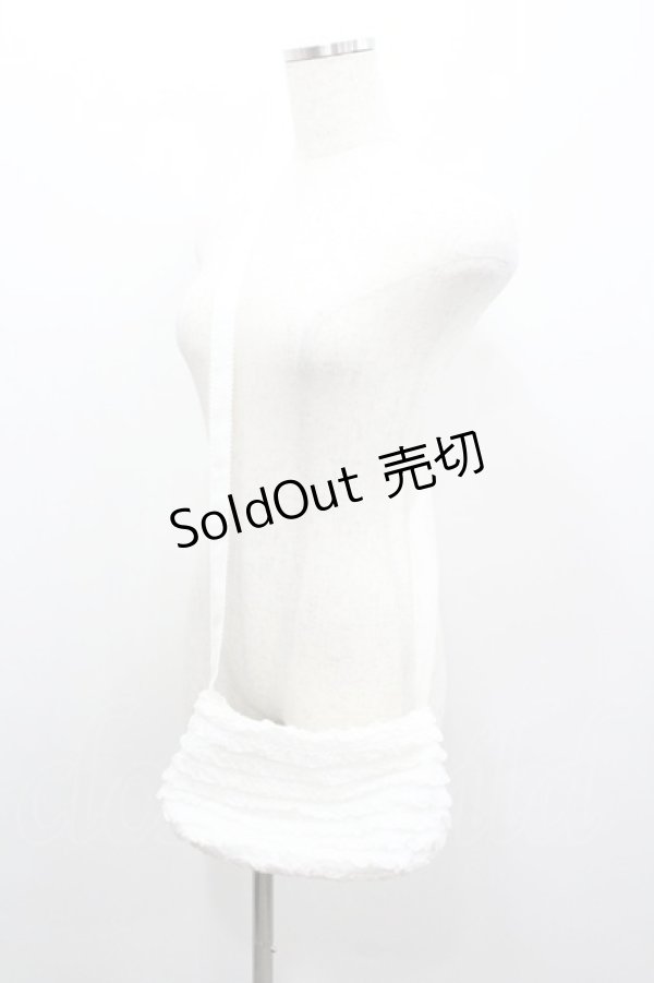 画像1: PINK HOUSE / ピコフリルショルダーバッグ  白 I-26-01-22-075-LO-BG-SA-ZI (1)