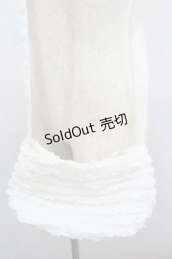 画像2: PINK HOUSE / ピコフリルショルダーバッグ  白 I-26-01-22-075-LO-BG-SA-ZI (2)