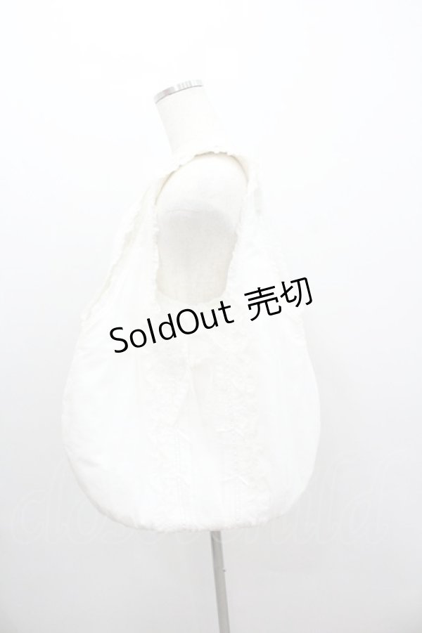 画像1: PINK HOUSE / ローンフリルバッグ  白 I-26-01-22-078-LO-BG-SA-ZI (1)