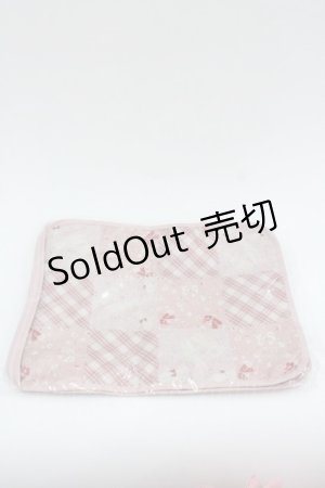 画像: PINK HOUSE / バラ園うさぎ柄パッチワークプリントトラベルケース  ピンク I-26-01-22-083-LO-ZA-SA-ZI