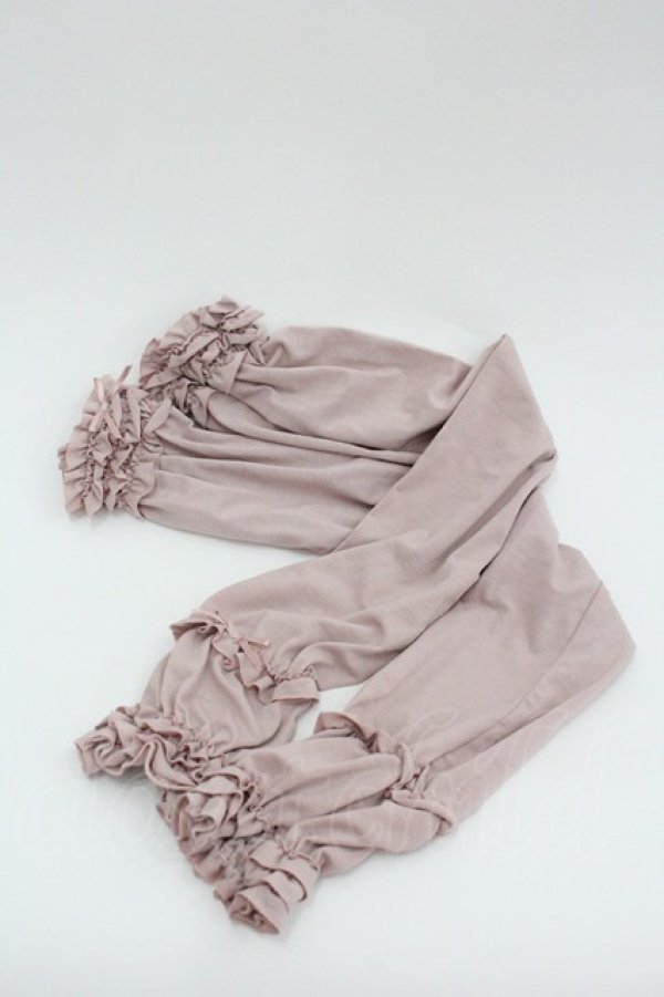 画像2: PINK HOUSE / フリルリボンアームカバー  ピンク I-26-01-22-084-LO-ZA-SA-ZI (2)