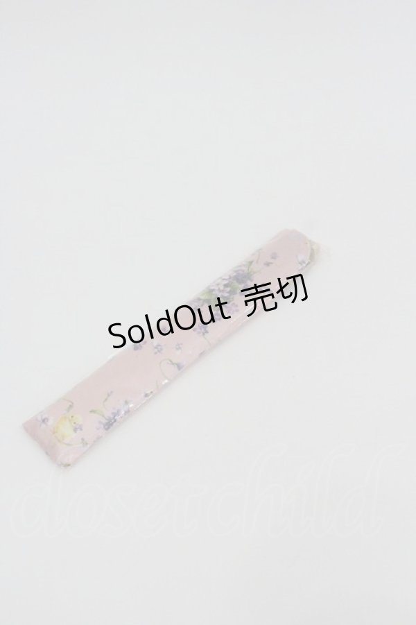 画像2: PINK HOUSE / Little Violet柄扇子   I-26-01-22-087-LO-ZA-SA-ZI (2)