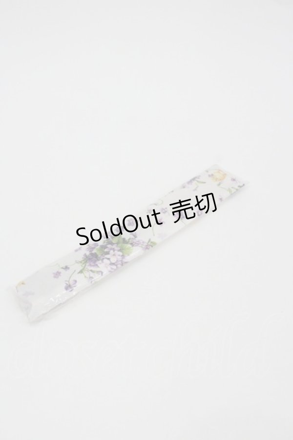 画像1: PINK HOUSE / Little Violet柄扇子   I-26-01-22-088-LO-ZA-SA-ZI (1)