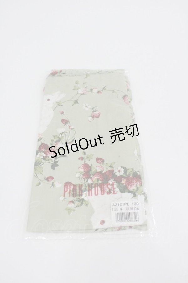 画像1: PINK HOUSE / 野いちごの森スカーフ   I-26-01-22-098-LO-ZA-SA-ZI (1)