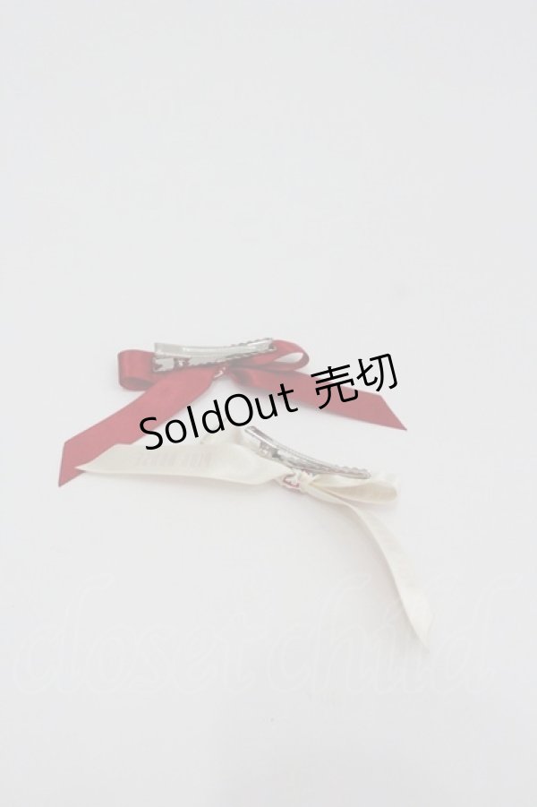 画像2: PINK HOUSE / ロゴリボンクリップセット   I-26-01-22-104-LO-AC-SA-ZI (2)