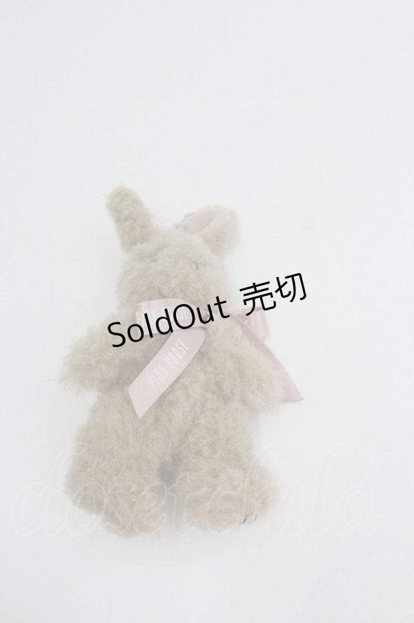 画像1: PINK HOUSE / うさぎリボンぬいぐるみコサージュ   I-26-01-22-107-LO-ZA-SA-ZI (1)