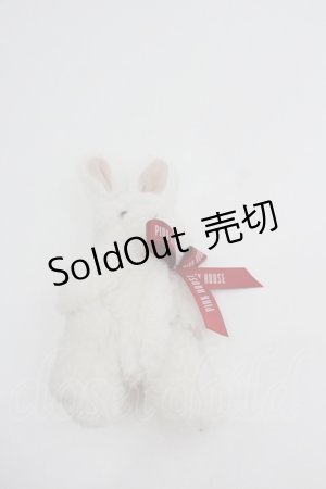 画像: PINK HOUSE / うさぎリボンぬいぐるみコサージュ   I-26-01-22-108-LO-ZA-SA-ZI