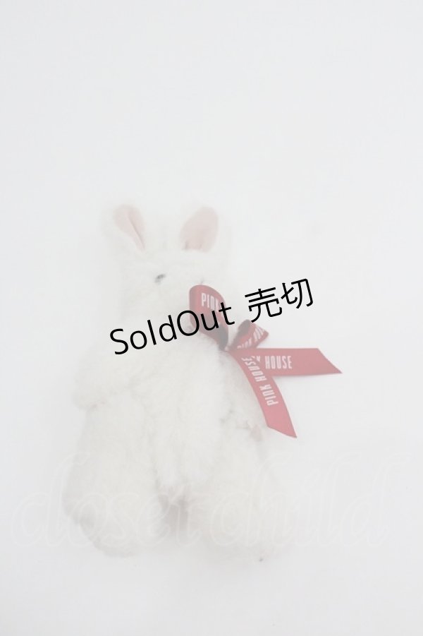画像1: PINK HOUSE / うさぎリボンぬいぐるみコサージュ   I-26-01-22-108-LO-ZA-SA-ZI (1)
