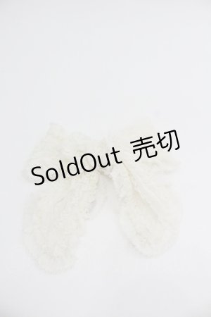 画像: PINK HOUSE / 2WAYりぼんブローチ  アイボリー I-26-01-22-109-LO-AC-SA-ZI