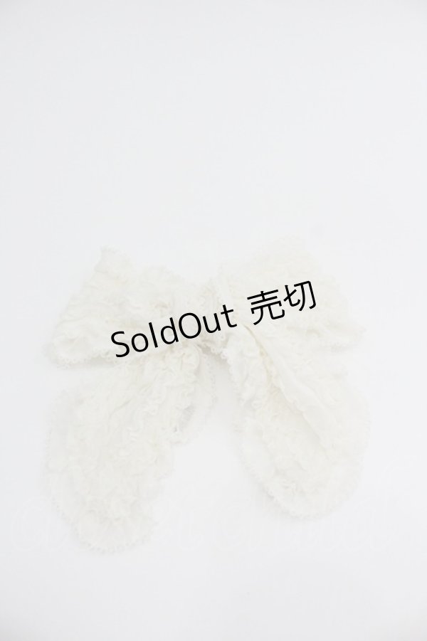 画像1: PINK HOUSE / 2WAYりぼんブローチ  アイボリー I-26-01-22-109-LO-AC-SA-ZI (1)