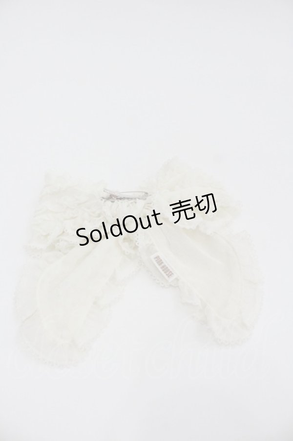 画像2: PINK HOUSE / 2WAYりぼんブローチ  アイボリー I-26-01-22-109-LO-AC-SA-ZI (2)