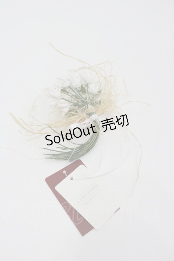 画像2: PINK HOUSE / マーガレットブーケコサージュ  白Ｘ緑 I-26-01-22-112-LO-AC-SA-ZI (2)