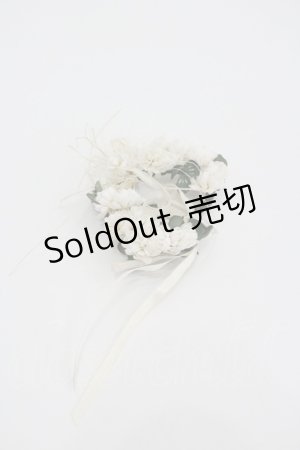 画像: PINK HOUSE / ハートクローバー&シロツメクサコサージュ  白Ｘ緑 I-26-01-22-113-LO-AC-SA-ZI