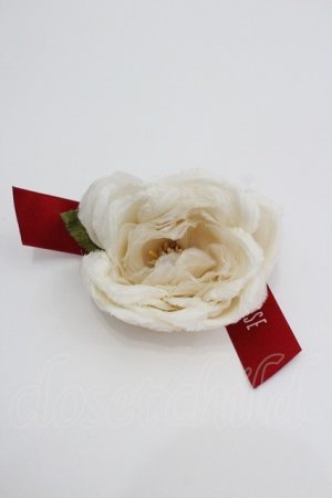 画像: PINK HOUSE / バラコサージュ  アイボリー I-26-01-22-115-LO-AC-SA-ZI